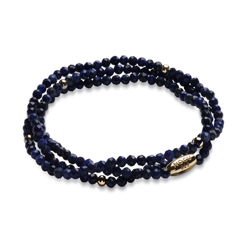 Lapis | 925er Sterlinggold Vermeil | Edelstein-Wrap