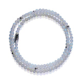 Opal-Mondstein | 925er Sterlingsilber | Edelstein-Wrap