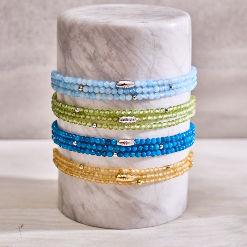 Peridot | 925er Sterlingsilber | Edelstein-Wrap