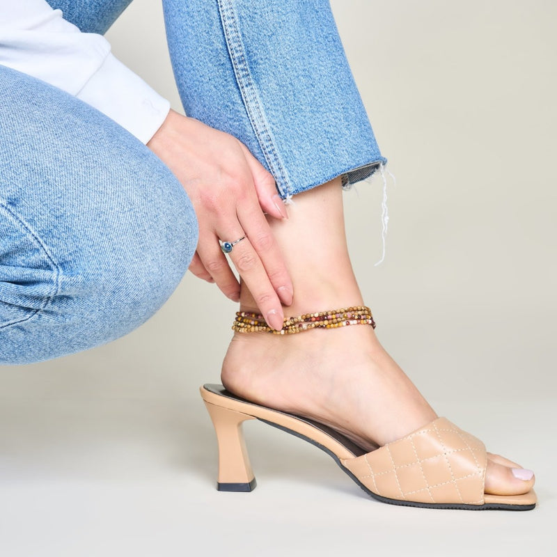 Bildjaspis | 925er Sterlinggold Vermeil | Edelstein-Wrap