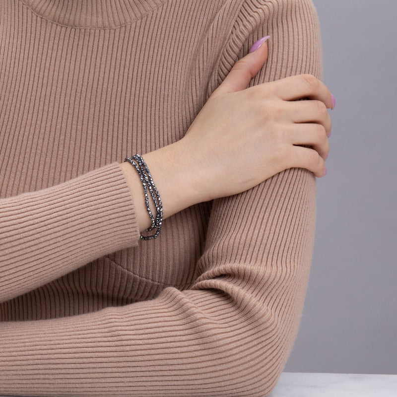 Sternenlicht-Jaspis | 925er Sterlingsilber | Edelstein-Wrap