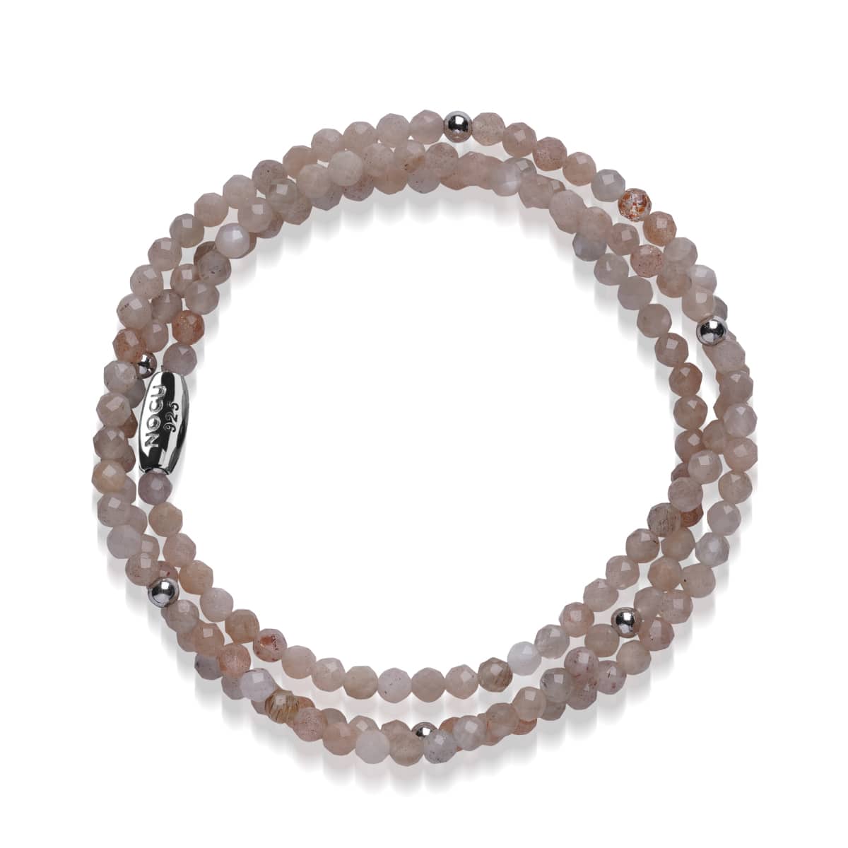 Sonnenstein | 925er Sterlingsilber | Edelstein-Wrap