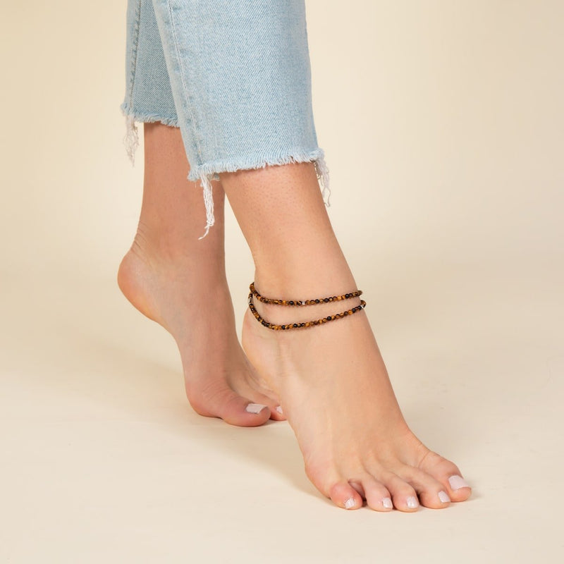 Tigerauge | 925er Sterlingsilber | Edelstein-Wrap