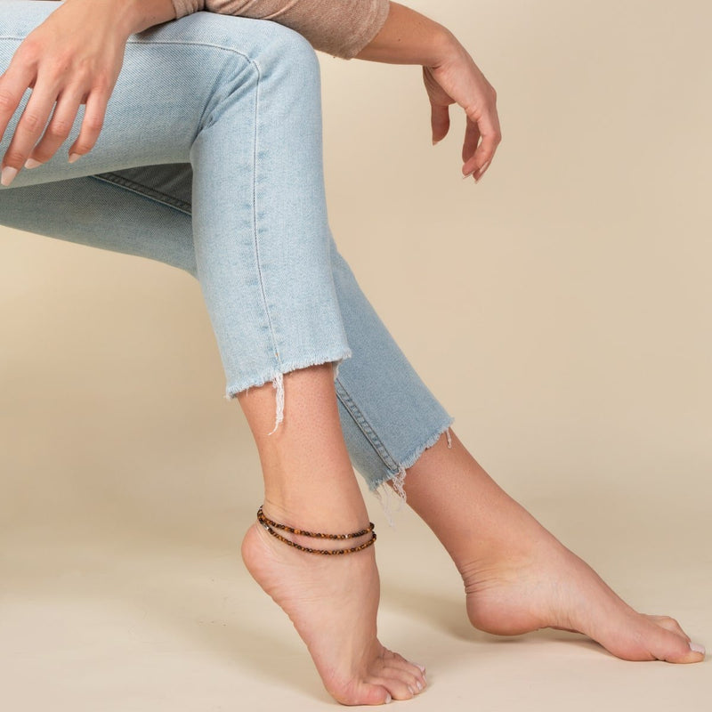 Tigerauge | 925er Sterlingsilber | Edelstein-Wrap