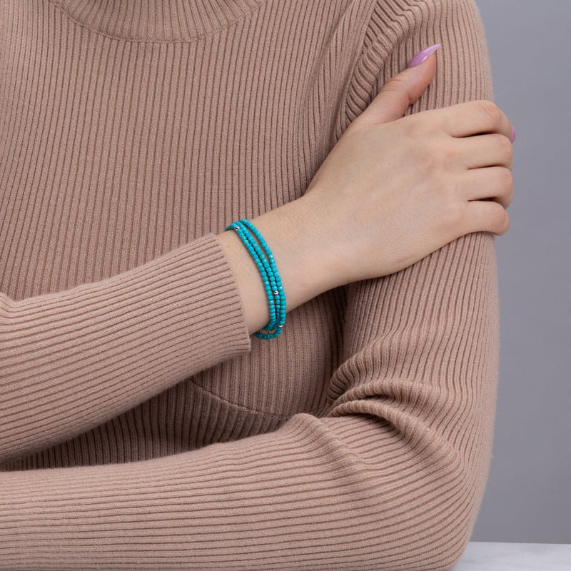 Türkis | 925er Sterlingsilber | Edelstein-Wrap