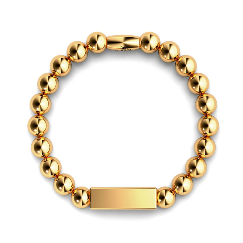 Gold | Vergoldetes Barrenarmband | Deluxe