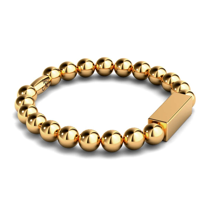 Gold | Vergoldetes Barrenarmband | Deluxe