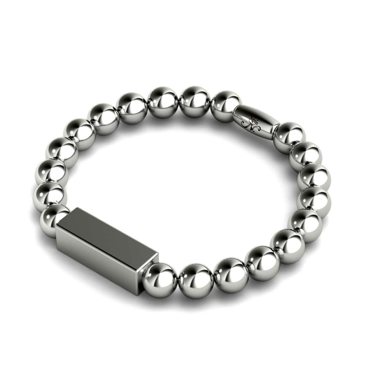 Silber | Vergoldetes Stabarmband | Deluxe