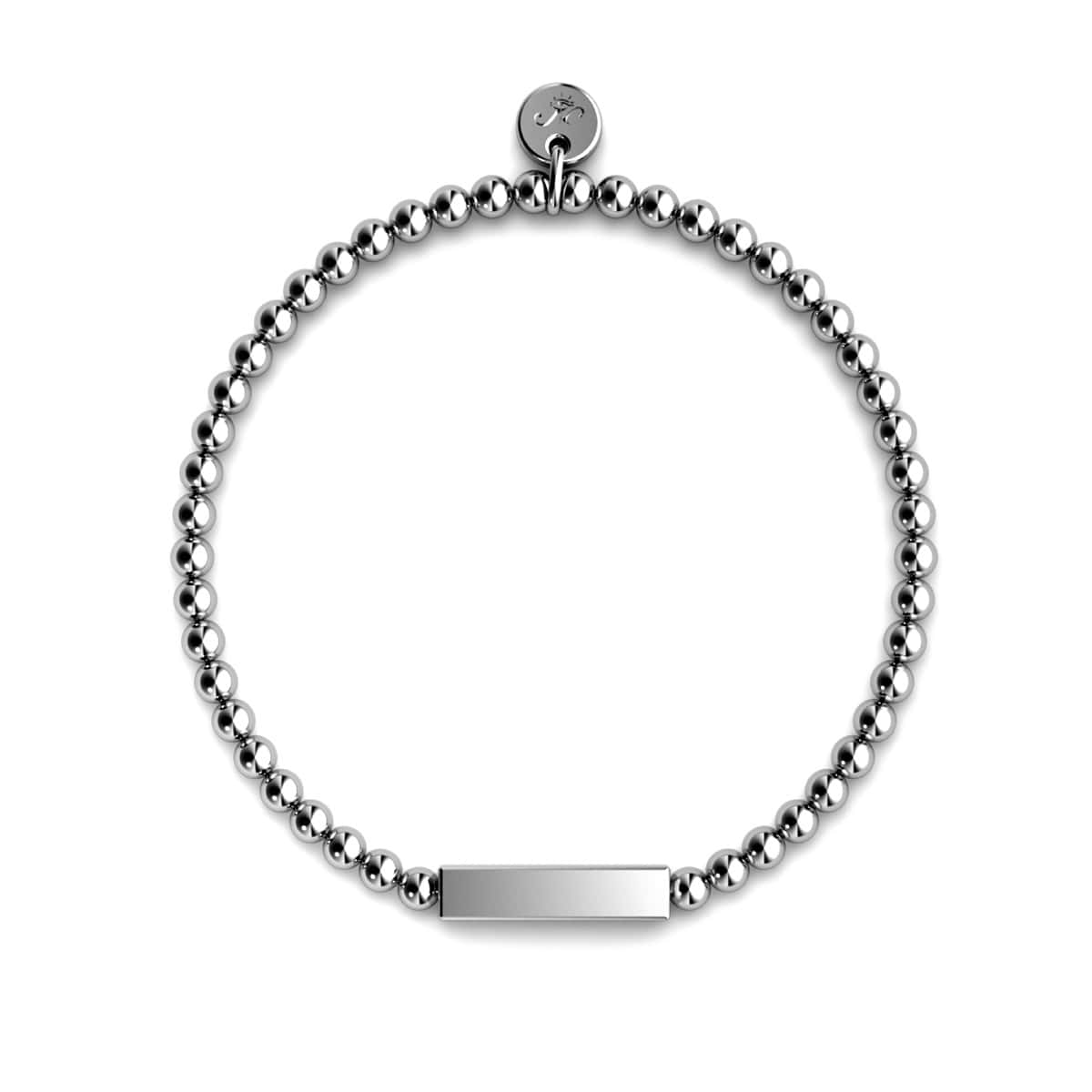 Silber | Vergoldetes Stabarmband | Mini
