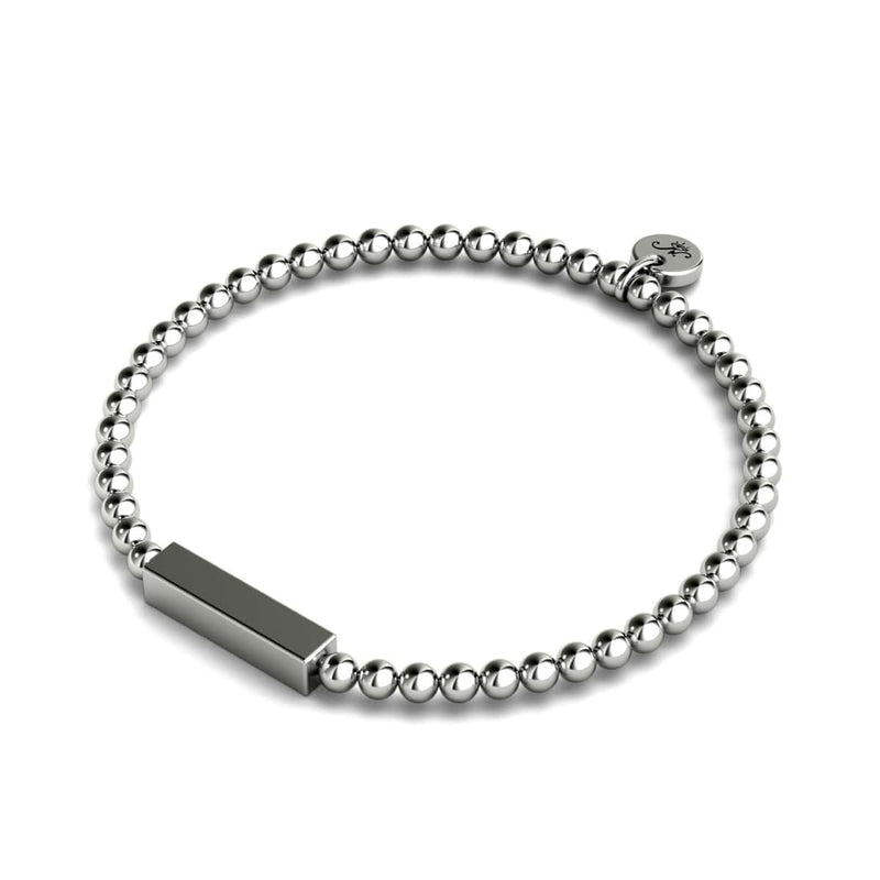 Silber | Vergoldetes Stabarmband | Mini
