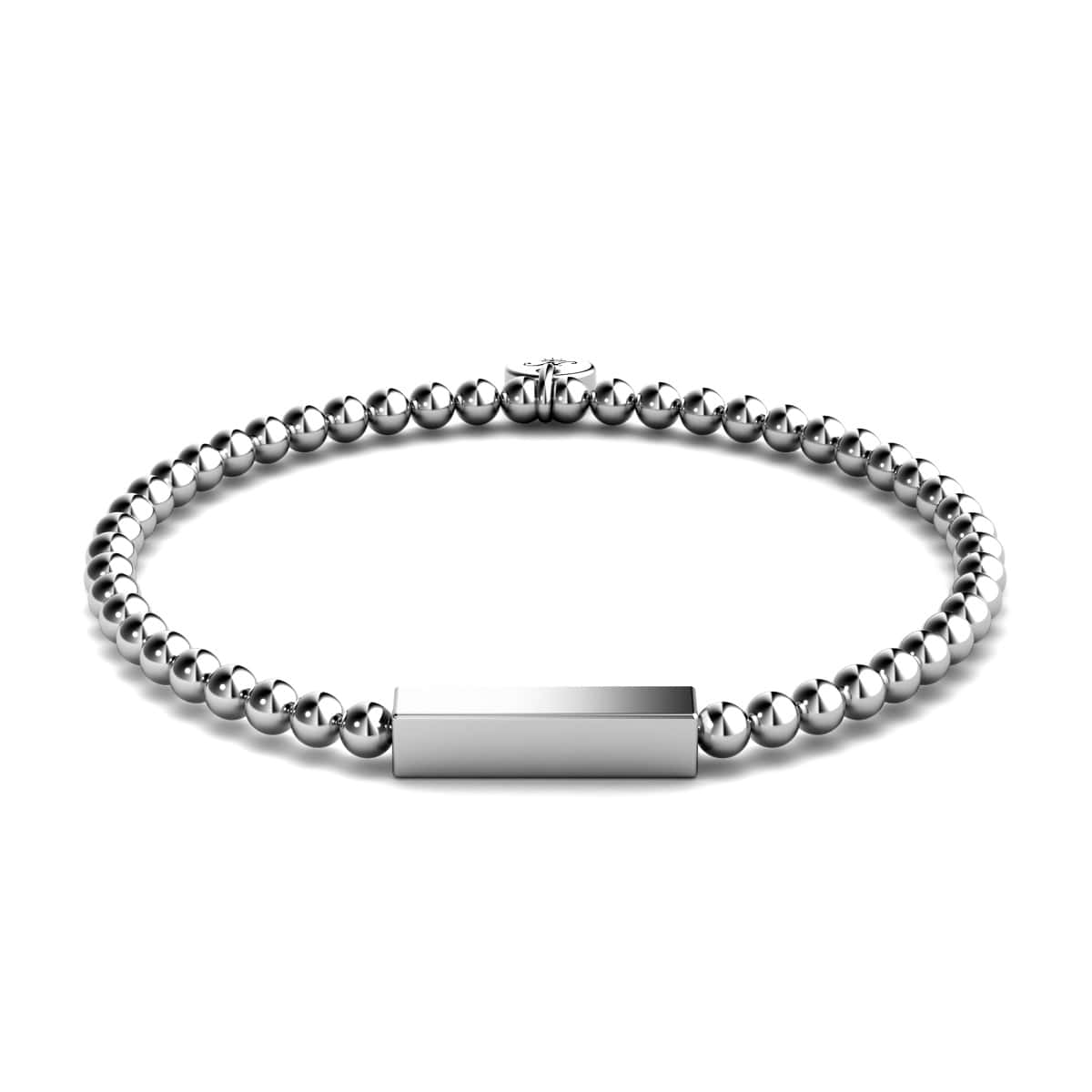 Silber | Vergoldetes Stabarmband | Mini