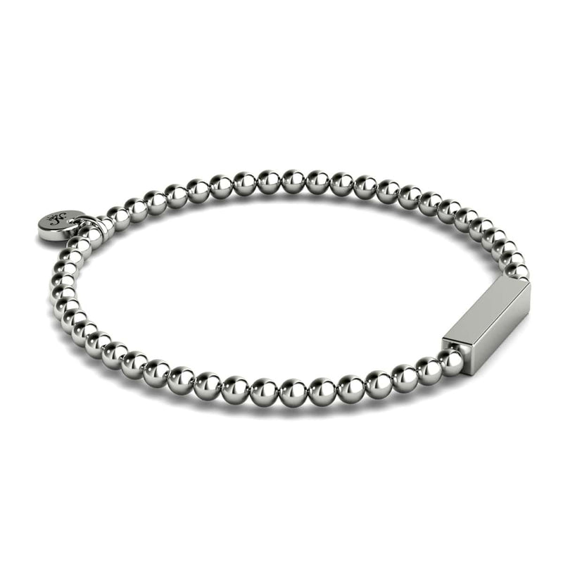Silber | Vergoldetes Stabarmband | Mini