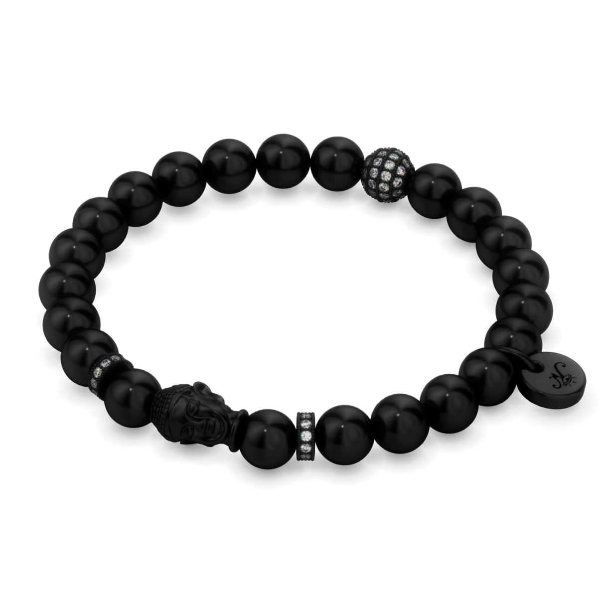 Rotguss | Vergoldetes Buddha-Armband