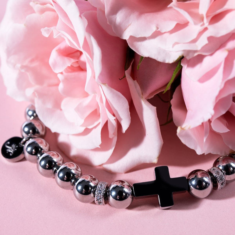 Silber | Vergoldetes Kreuzarmband