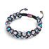 Mattes Einhorn Chrom x Weiß | Glitzerglas Doppelarmband