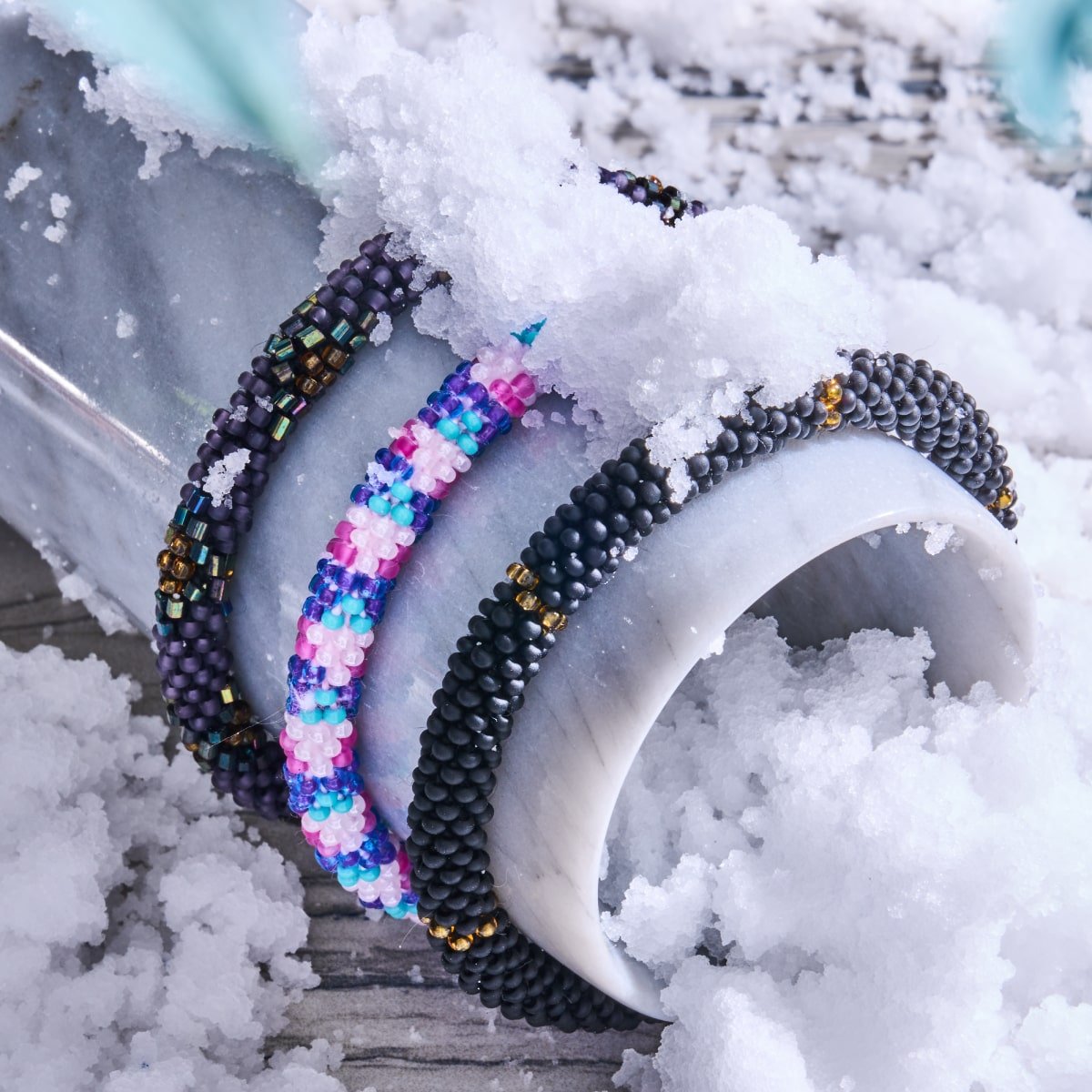 Aurora | Himalaya-Glasperlenarmband