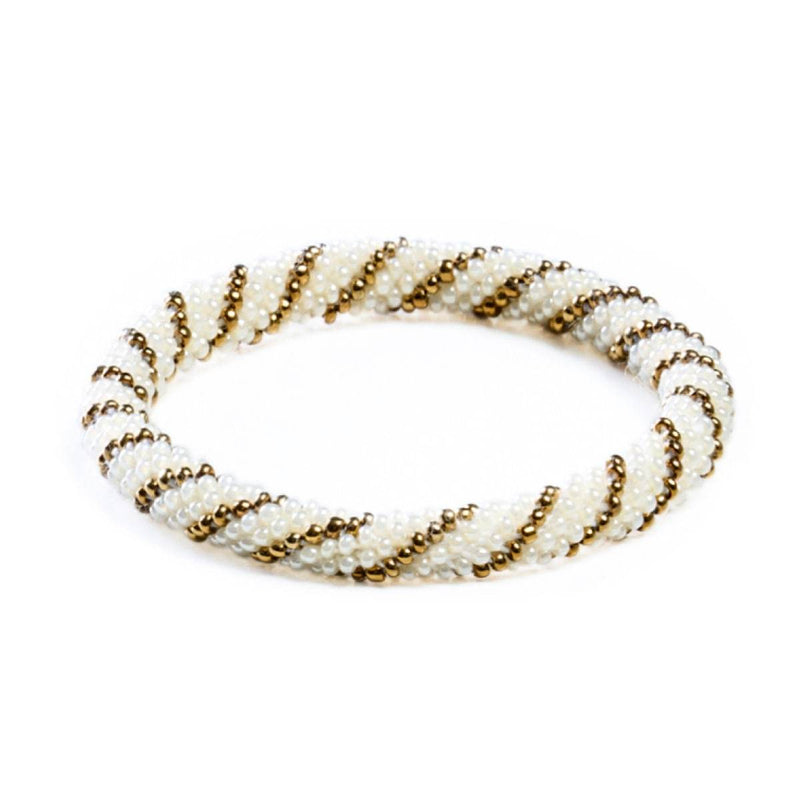 Butterpekannuss | Himalaya-Glasperlenarmband