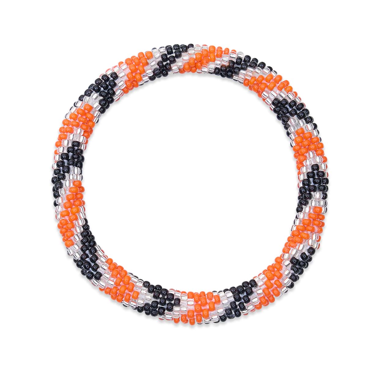 Clementinenwelle | Himalaya-Glasperlenarmband