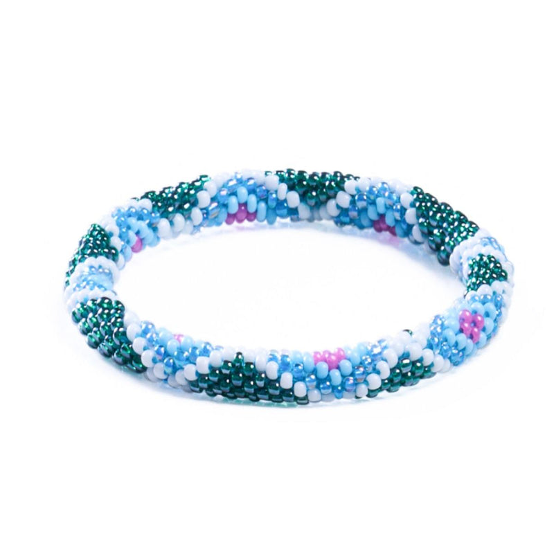 Delfine Freude | Himalaya-Glasperlenarmband