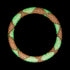 Neonkürbis | Himalaya-Glasperlenarmband