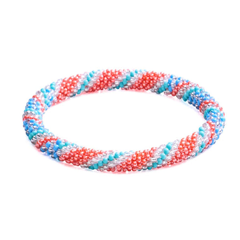 Zuckerpflaume | Himalaya-Glasperlenarmband
