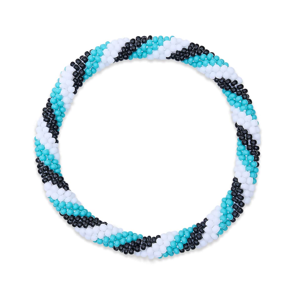 Gezeitenwelle | Himalaya-Glasperlenarmband