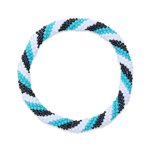 Gezeitenwelle | Himalaya-Glasperlenarmband