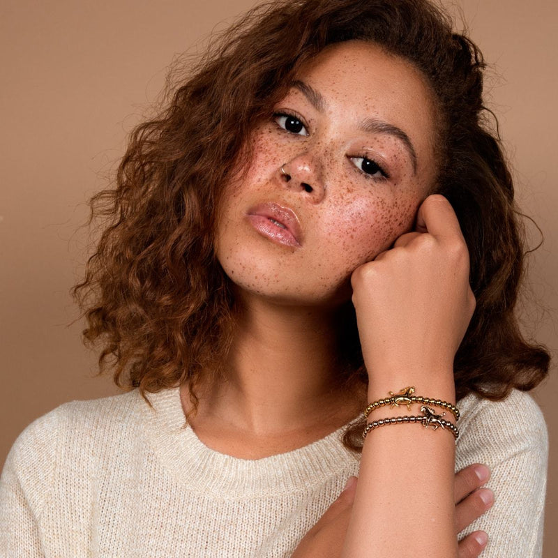 Reitsport | 18 Karat Roségold | Armband mit Pferdeanhänger