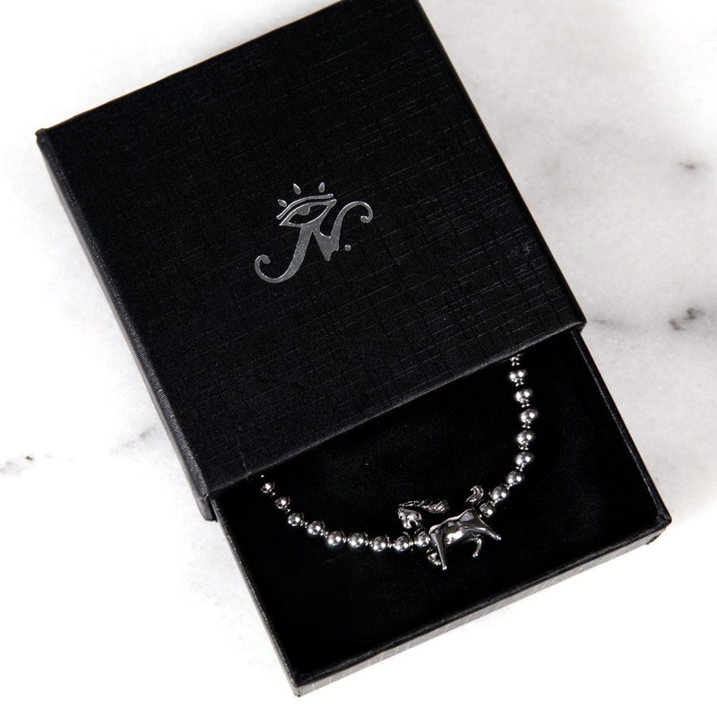 Reitsport | Silber | Armband mit Pferdeanhänger