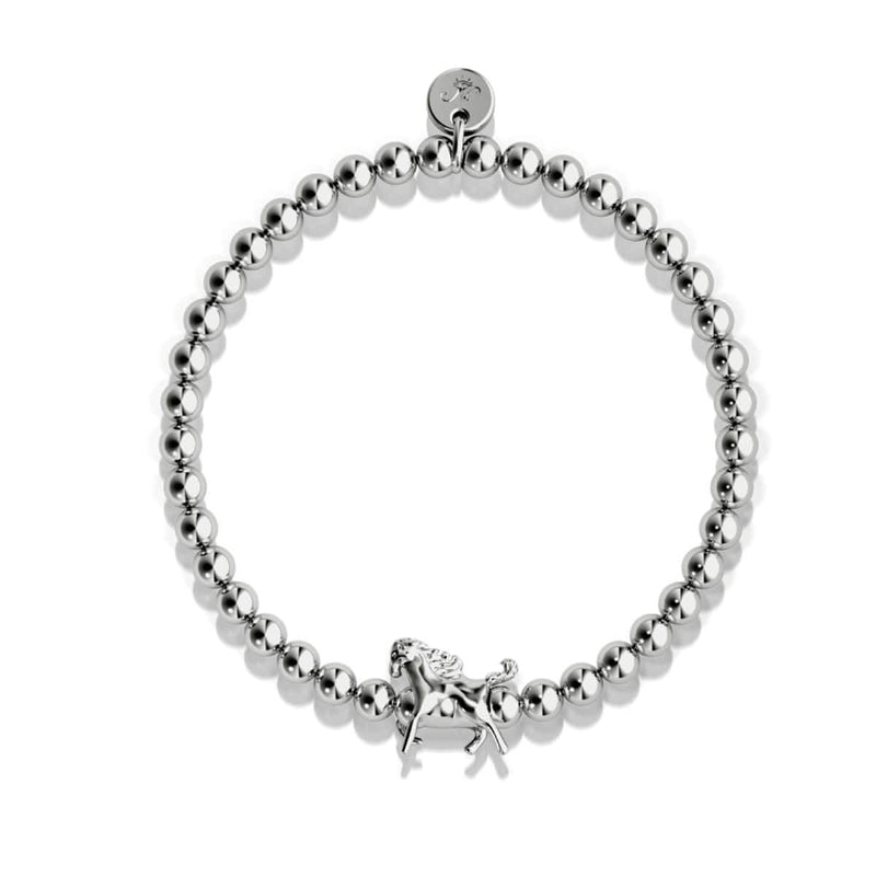 Reitsport | Silber | Armband mit Pferdeanhänger