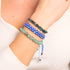 Blauer Smaragd | Sanduhr-Armband