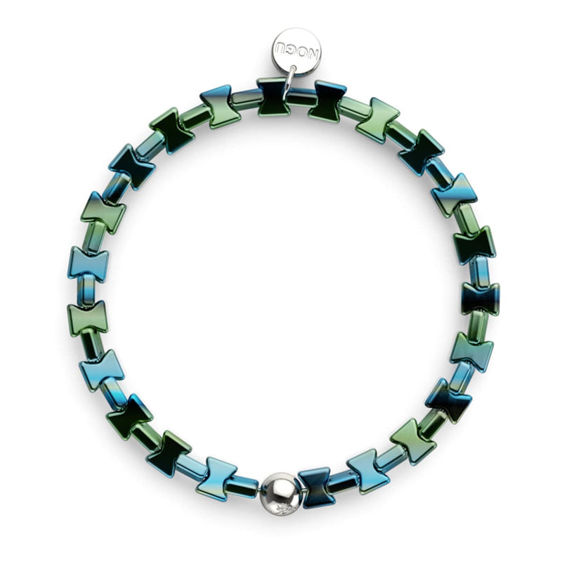 Blauer Smaragd | Sanduhr-Armband