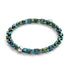 Blauer Smaragd | Sanduhr-Armband