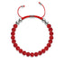 Mini-Rubin-Kikiballa-Kristall x rotes Schnurarmband
