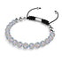 Regenbogenkonfetti | Silber x Schwarz | Kikiballa Armband