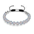 Regenbogenkonfetti | Silber x Schwarz | Kikiballa Armband