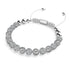 Winterweißer Kristall | Silber x Weiß | Kikiballa Armband
