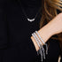 Winterweißer Kristall | Silber x Weiß | Kikiballa Armband
