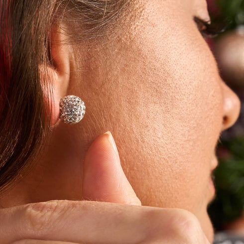 Konfetti-Kristall | 925er Sterlingsilber | Kikiballa-Ohrringe