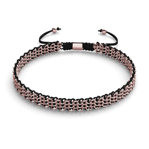 Schwarz x Roségold | Kismet Links | Choker Halskette