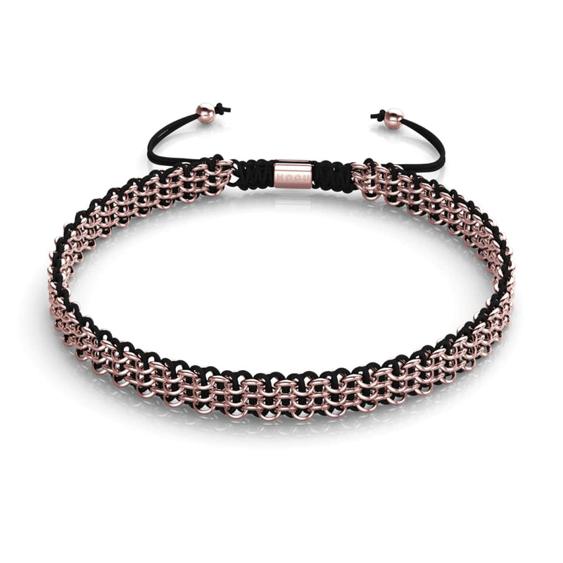 Schwarz x Roségold | Kismet Links | Choker Halskette