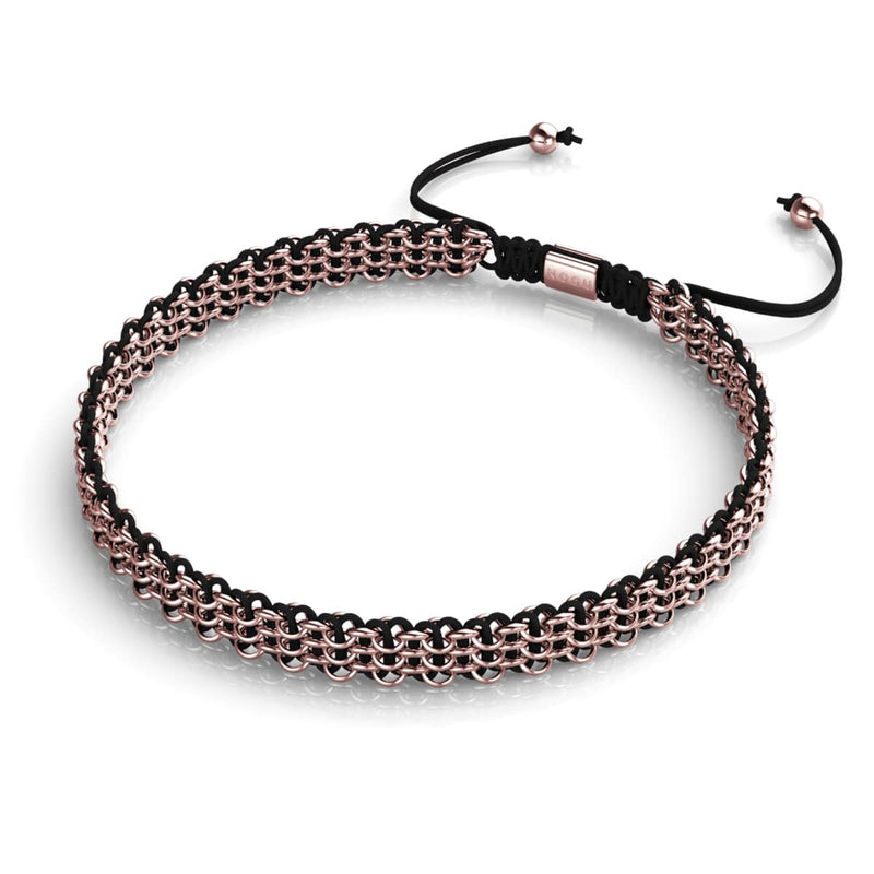 Schwarz x Roségold | Kismet Links | Choker Halskette