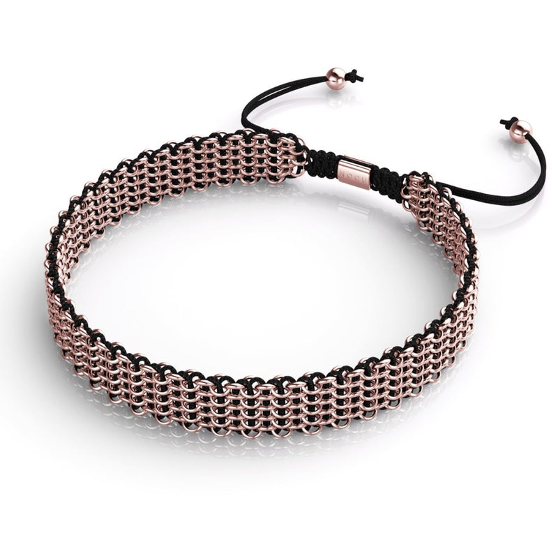 Schwarz x Roségold | Kismet Links | Deluxe Choker Halskette