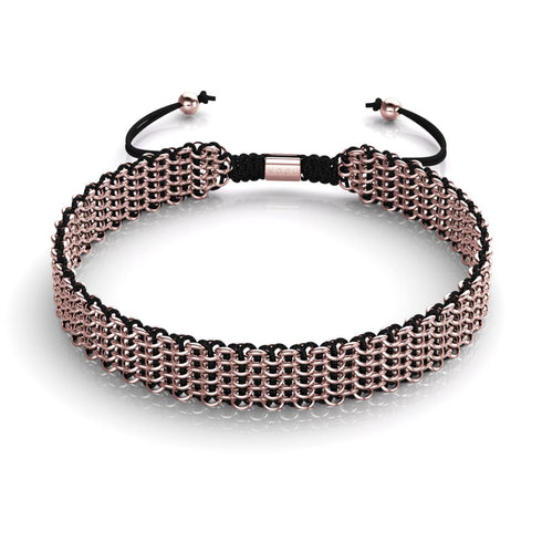 Schwarz x Roségold | Kismet Links | Deluxe Choker Halskette