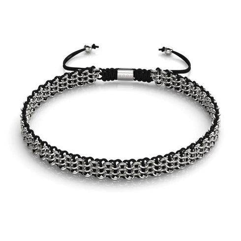 Schwarz x Silber | Kismet Links | Choker Halskette