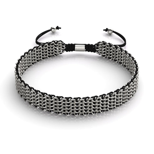 Schwarz x Silber | Kismet Links | Deluxe Choker Halskette