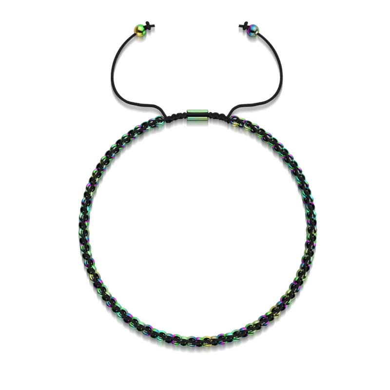 Schwarz x Einhorn Silber | Kismet Links | Choker Halskette