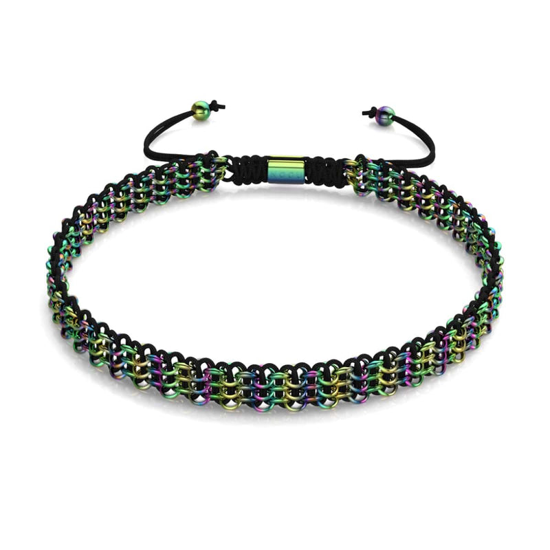 Schwarz x Einhorn Silber | Kismet Links | Choker Halskette