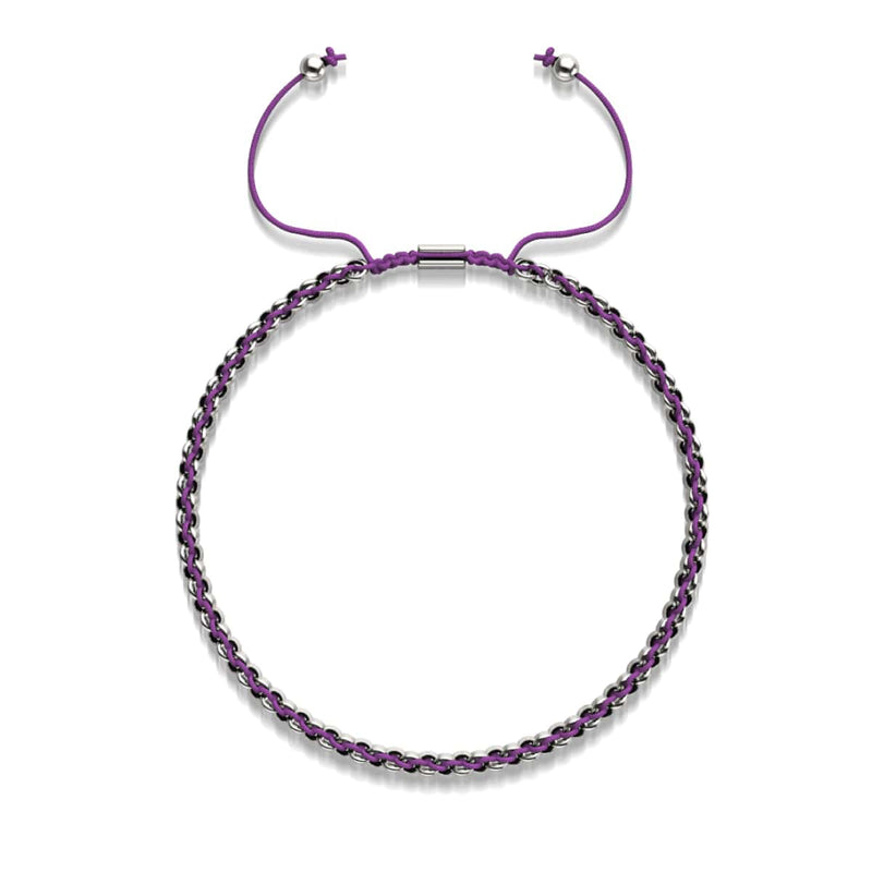 Lila x Silber | Kismet Links | Deluxe Choker Halskette