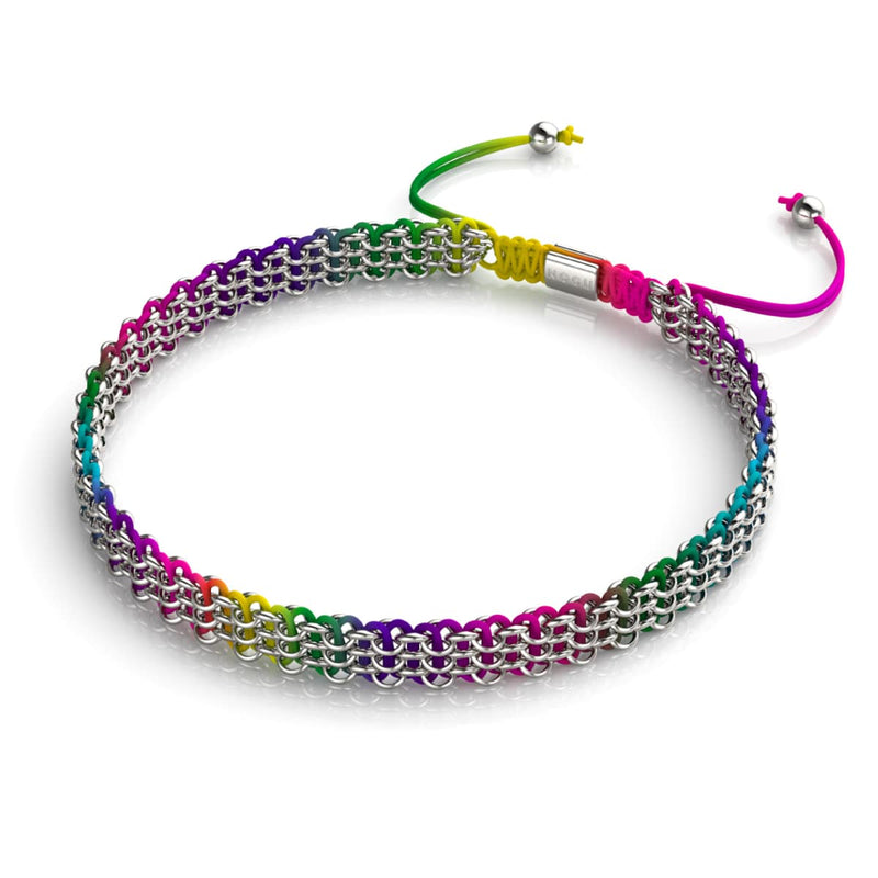 Spectrum x Silber | Kismet Links | Choker Halskette